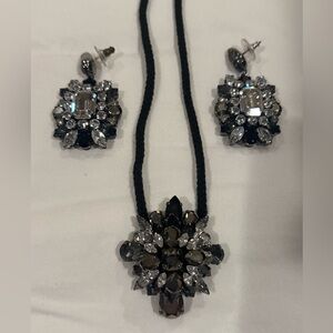 Swarovski By Shourouk Pendant & Earring Set